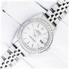 Image 2 : Rolex Quickset Sapphire Silver Index Diamond Datejust Wristwatch 26MM