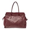 Image 1 : Goyard Burgundy Goyardine Canvas Leather Sac Hardy PM Tote Bag