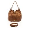 Image 1 : MCM Cognac Visetos Leather Bucket Bag