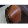 Image 9 : Celine Brown Macadam Coated Canvas Leather Vintage Duffle Bag