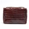 Image 2 : Chanel Brown Crocodile Leather CC Envelope Single Flap Shoulder Bag Shoulder Bag