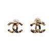 Image 1 : Chanel CC Earrings Earrings Gold Plated Metal
