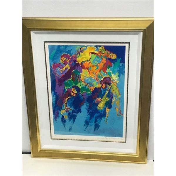 Jazz Horns by LeRoy Neiman (1921-2012)