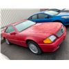 Image 2 : *R* *TOW* 1995 MERCEDES-BENZ SL500, 2DR CONVERTIBLE, RED, VIN WDBFA67EXSF116610,