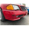 Image 9 : *R* *TOW* 1995 MERCEDES-BENZ SL500, 2DR CONVERTIBLE, RED, VIN WDBFA67EXSF116610,