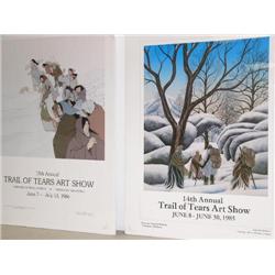 Lot of 18 Trail of Tears Art Show Posters (45)