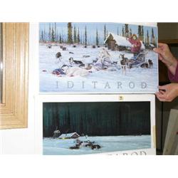 Lot of 28 (full set) 1977 -2004 Iditarod Posters (45)