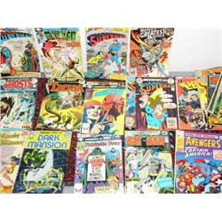 Collection of Comic Books 1960's Superman, Wonderwoman, Tarzan, Batman, Avengers, Fantastic Four (18