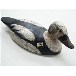 Antique Duck Decoy, Canvas Back Drake, Michigan,  c.1920? (18)