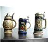 Image 1 : Lot of 3 Beer Steins (18)