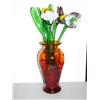 Image 1 : Glass Vase of Glass Flowers (16)