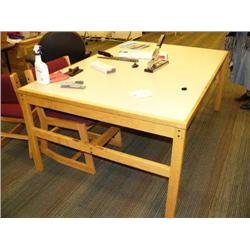 32 Tables: 13 are: 6' x 6' x 29" tall and 19 are:  Tables: 4' x 6' x 29" tall   (20)