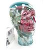 Image 4 : glass head with roses, lot of assorted books, and VCR tapes (16)