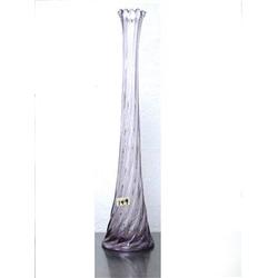 pressed glass lavender colored flower vase c.1900 (16)