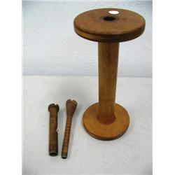 3 wood sewing spools (16)