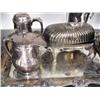 Image 2 : 2 butter dishes, creamer, sugar, tray, martini mixer (16)