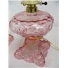 Image 2 : pair of pink glass lamps (16)
