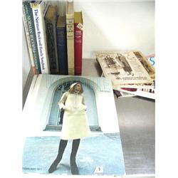 lot of 2 Norman Rockwell, old sewing books, Mother Goose songbooks (16)