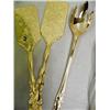 Image 5 : green cake plate, gold cake servers (16)