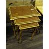Image 1 : set of 3 in-laid nesting tables  (16)