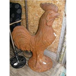 3-foot cast iron rooster  (16)