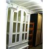 Image 1 : painted white display cabinet with arched top  (16)