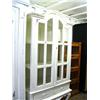 Image 2 : painted white display cabinet with arched top  (16)
