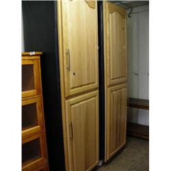 2 large two-door storage cabinets  (16)