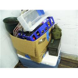 ice chest and assorted misc.  (16)