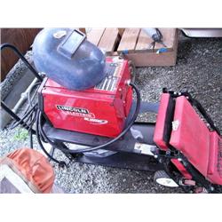 roll around cart and Lincoln electric welder Welpack 155  (16)