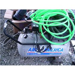 four-horsepower 12 gallon air compressor with hose  (16)