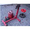 Image 1 : pair of jack stands, engine holder, roll around mechanic stool  (16)