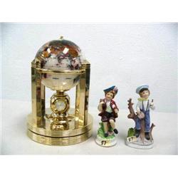 World Globe with two porcelain figures (16)