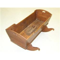 antique baby cradle walnut c.1850 (16)