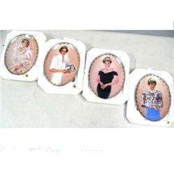 lot of 4 Princess Diana collector's plates (16)
