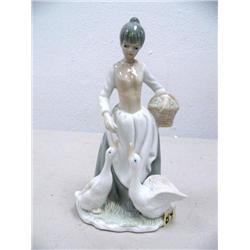 figure of girl with 2 white ducks (16)