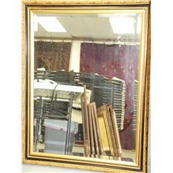 CHOICE of 2 beveled mirrors in ornate gold frames (16)