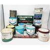 Image 1 : Cigarette Tin Lot & Advertising Displayer