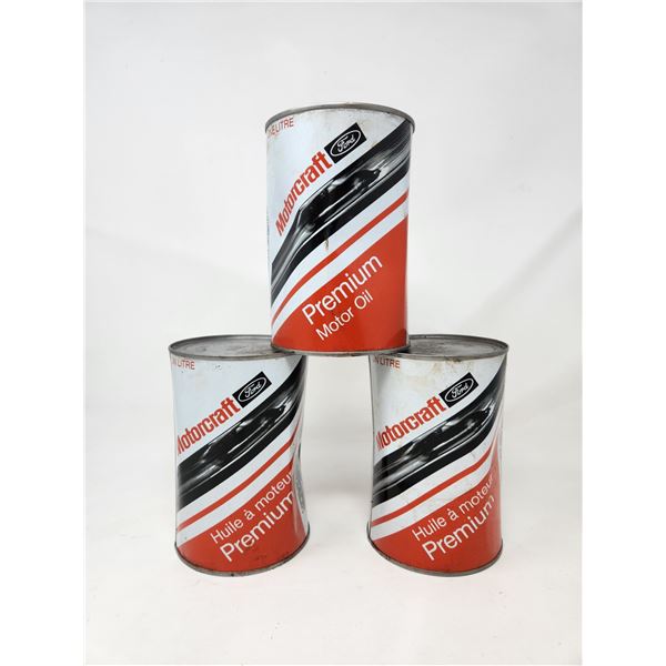 Vintage Motorcraft Premium Motor Oil (Full)