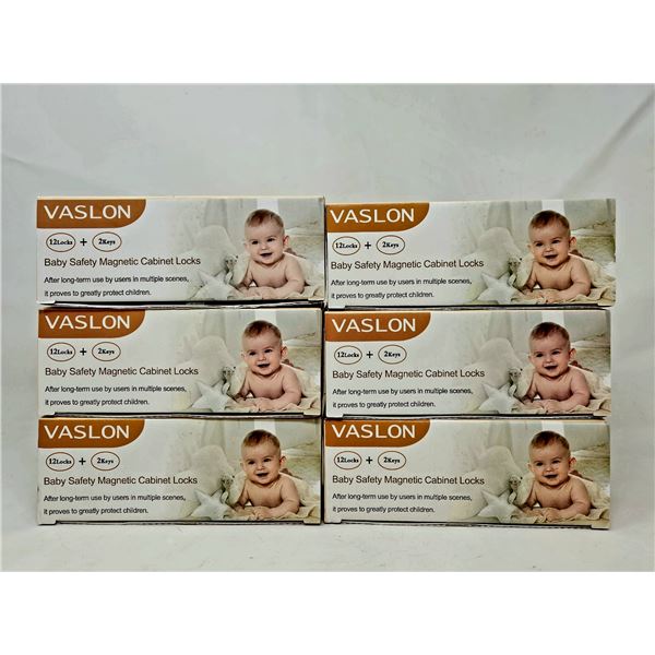 Baby Safety Magnetic Cabinet Locks (6pks)