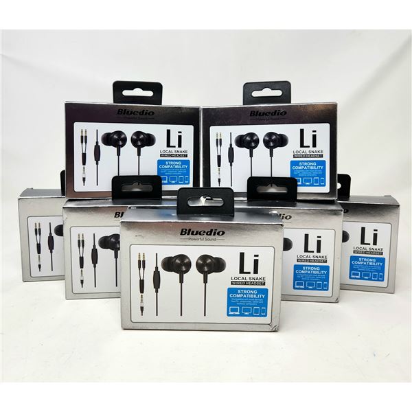 New Wired Earphones/Headsets Lot
