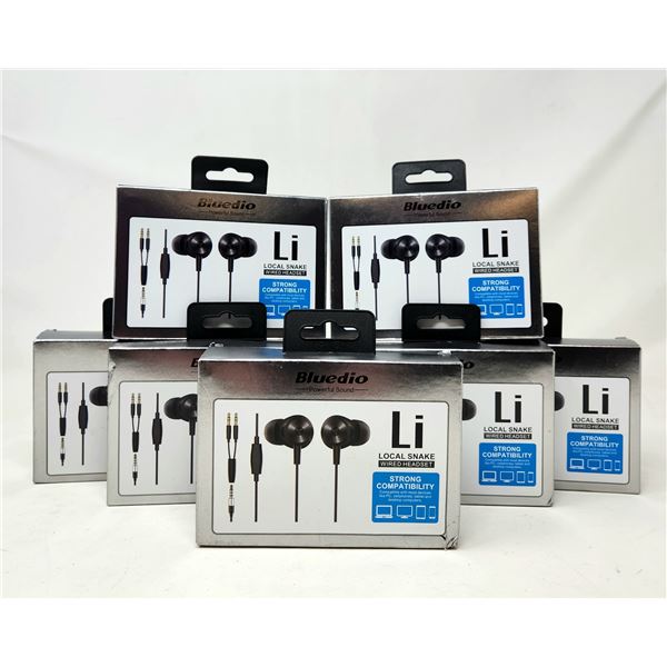 New Wired Earphones/Headsets Lot