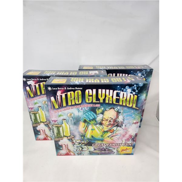 Sealed Nitro Glyxerol Board Game Lot