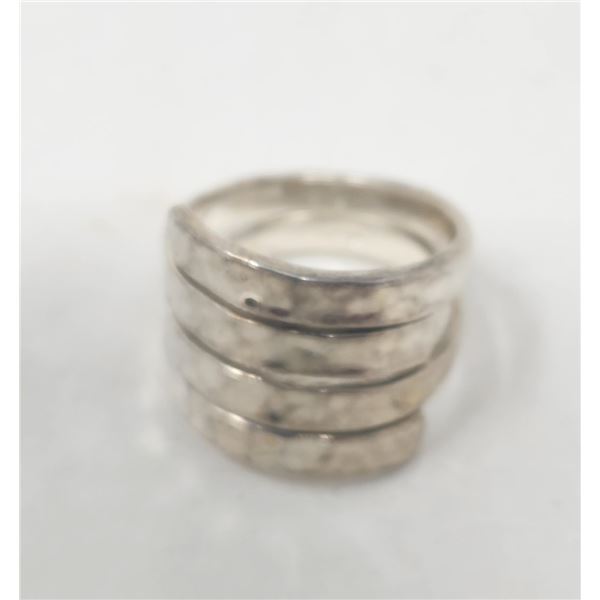 Sterling Silver Ring Marked 925 8.85 Grams