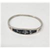 Image 1 : Alpaca Silver Bracelet with Cloisonné Abalone Inlay
