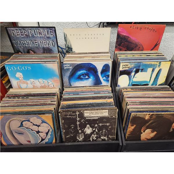 Large LP Vinyl Record Lot (Over 200pc)