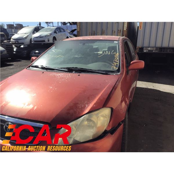 2006 TOYOTA COROLLA