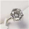 Image 2 : 10K YELLOW GOLD MOISSANITE (2.42CT)  RING (~SIZE 6.25 (~WEIGHT 2.29G)