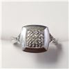 Image 1 : SILVER DIAMOND  RING