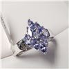 Image 2 : SILVER TANZANITE  RING